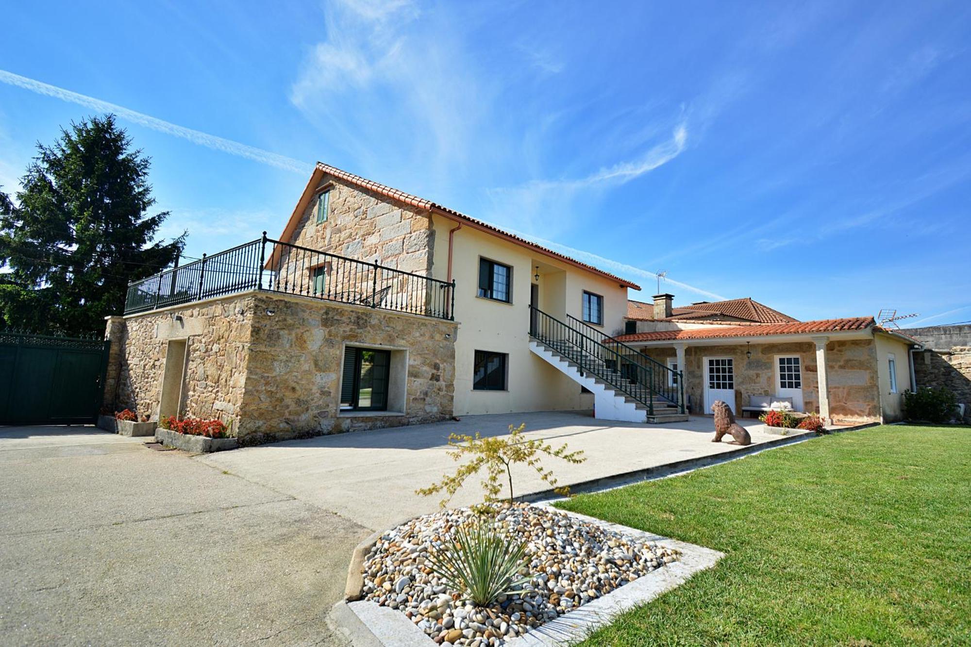 Villa Casa con enorme jardín en Cambados Exterior foto